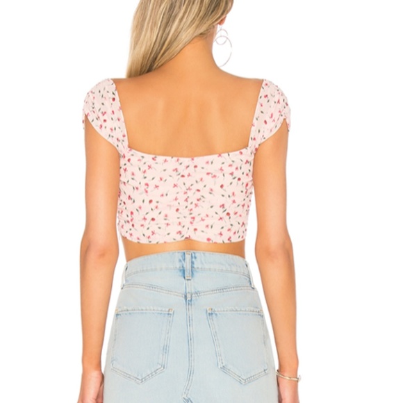 L'Academie The Amelia Top in Amber Floral - Picture 4 of 5